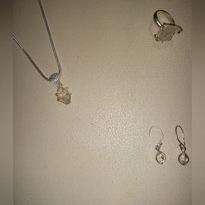 4 Piece Herkimer Diamond Jewelry Set